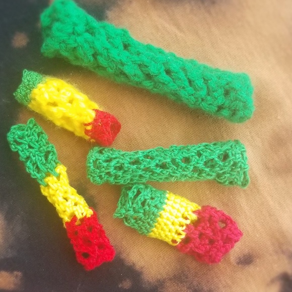 Rasta Reggae Crochet Dreadlock beads - Picture 1 of 4